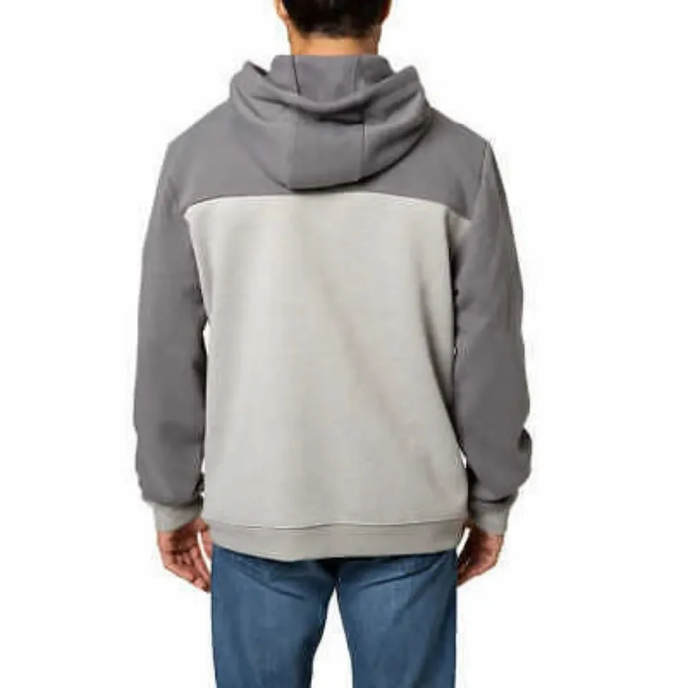 Voyager Men's Full Zip Fleece Hoodie, Gray